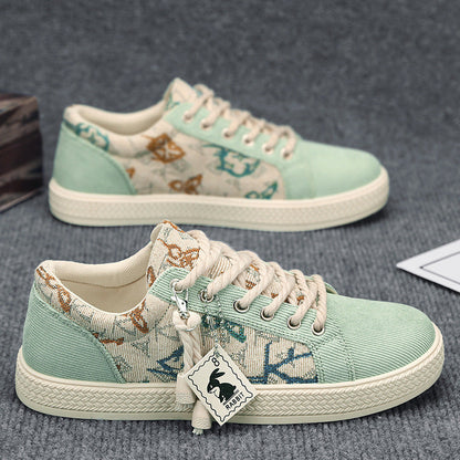 Damen Sneaker Lässig Einzigartiges Druckdesign