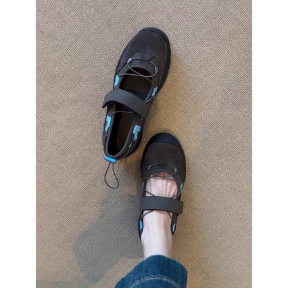 Damen Outdoor Sandalen Bequem Klettverschluss Rutschfest - BerlinGlamour