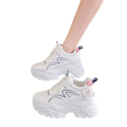 Damen Sneaker Sportlich Leicht Laufsohle