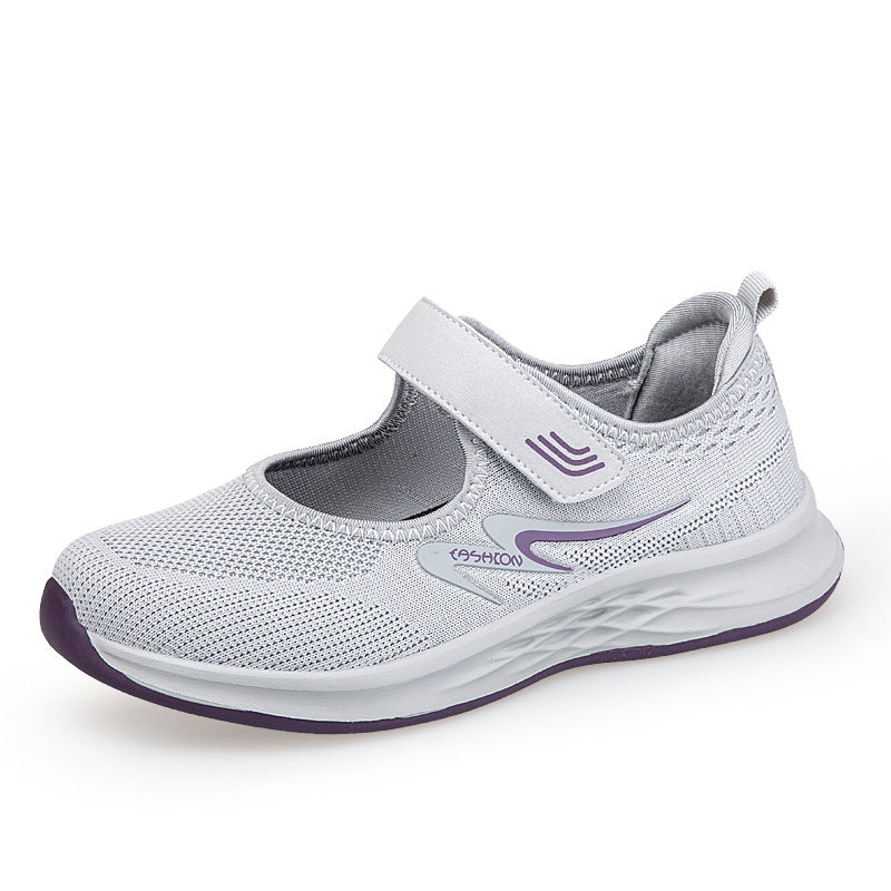 Damen Sneaker Slip-On Klettverschluss Schwarz - Norvielle