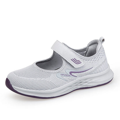 Damen Sneaker Slip-On Klettverschluss Schwarz - Norvielle