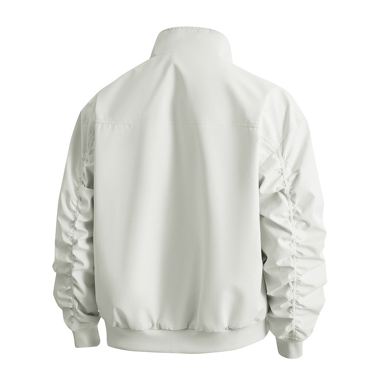 Damen Bomberjacke Stehkragen Elegant