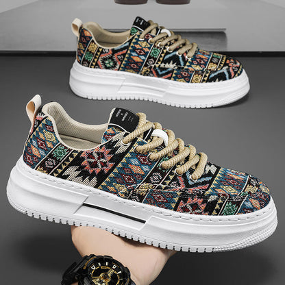 Damen Sneaker Ethnomuster Leicht Trendschuhe - Norvielle