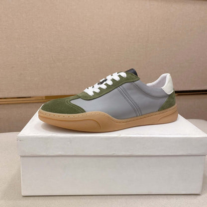 Damen Sneaker Leder Wildleder Schuhe