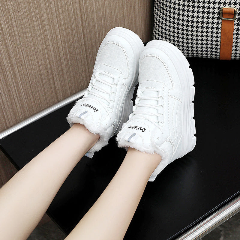 Damen High- Sneaker Warmfutter Dämpfende Sohle