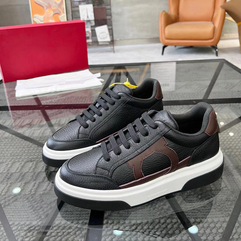 Damen Sneaker Leder Sportlich