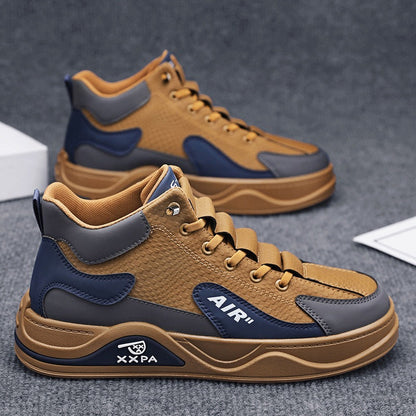 Herren High- Sneaker Atmungsaktives Mesh Rutschfeste Sohle