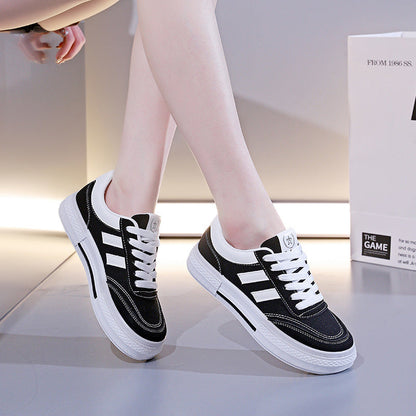 Damen Sneaker Sportlich Laufsohle