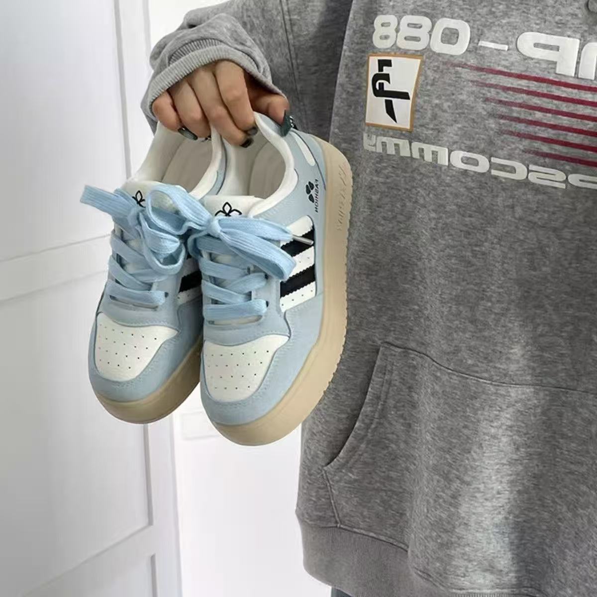 Damen Sneaker Retro-Stil Komfortabel