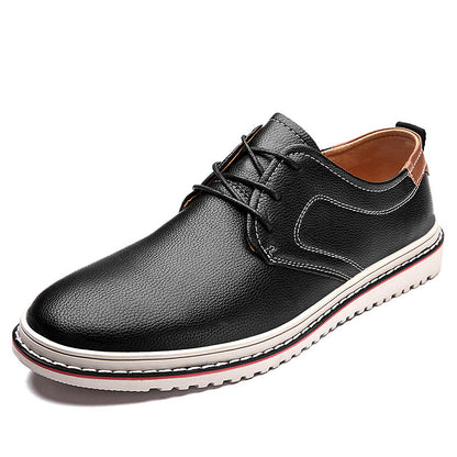 Herren Schnürschuhe Leder Elegante Modern