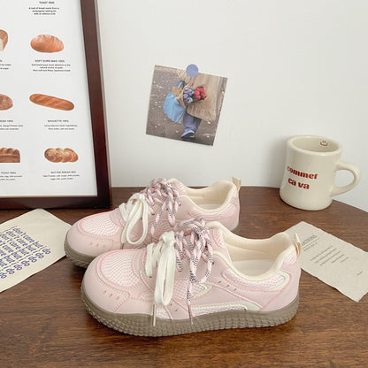 Damen Sneaker Atmungsaktiv Dämpfung Schnürsystem