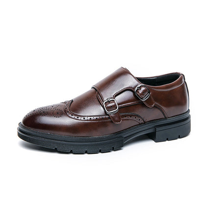 Damen Monk Schuhe Leder Elegantes Design