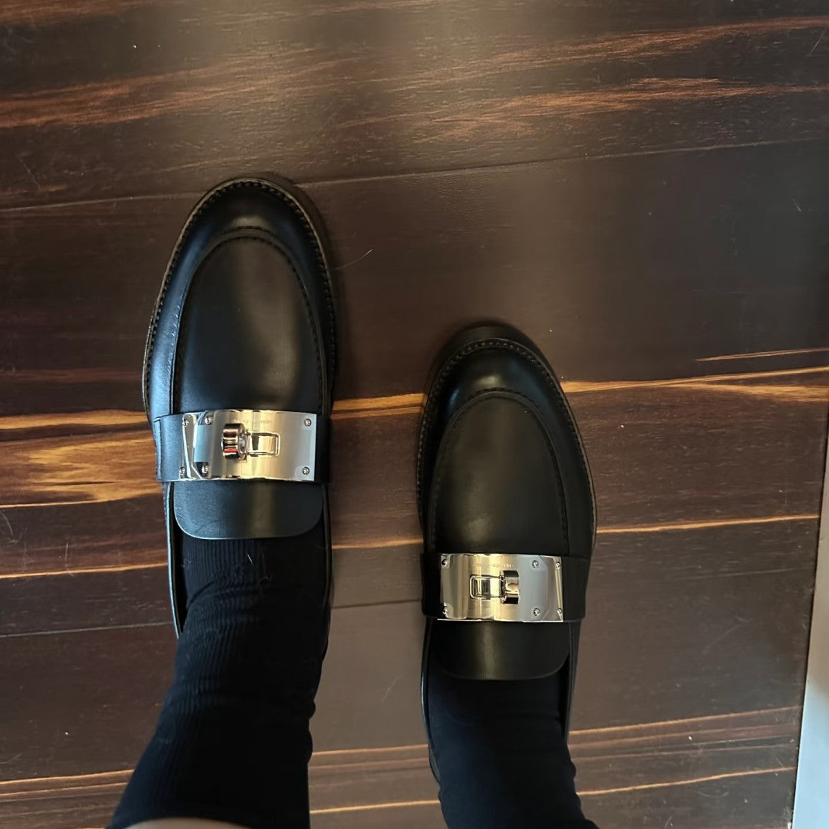 Damen Loafers Schnallen Modell