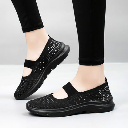 Damen Slip-On Sneaker Bequem Polster