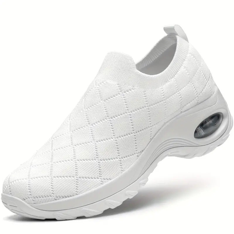 Damen Slip-On Schuhe Atmungsaktiv Komfortabel