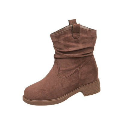 Damen Stiefeletten Weich Rutschfeste Sohle Bequem