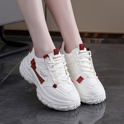Damen Laufschuhe Bequem Dicksohlige SportSchuhe