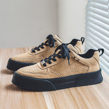 Damen Sneaker Velours Leder Sportlich
