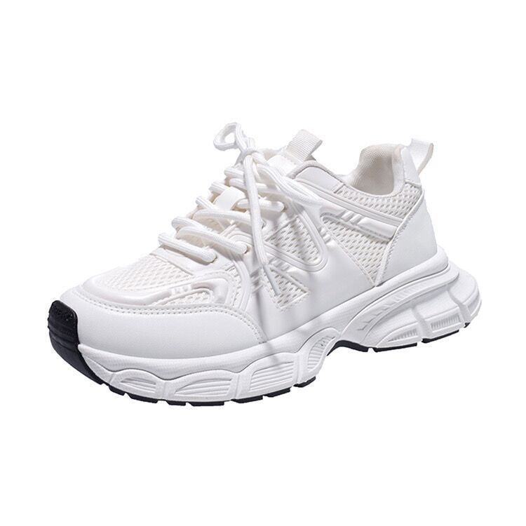 Damen Sneaker Atmungsaktives Mesh Dickes Sohlen