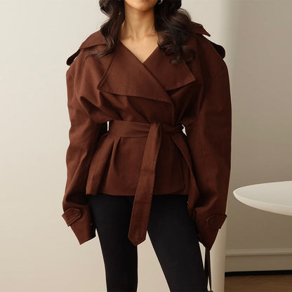 Damen Überwurfjacke Lässig Modern