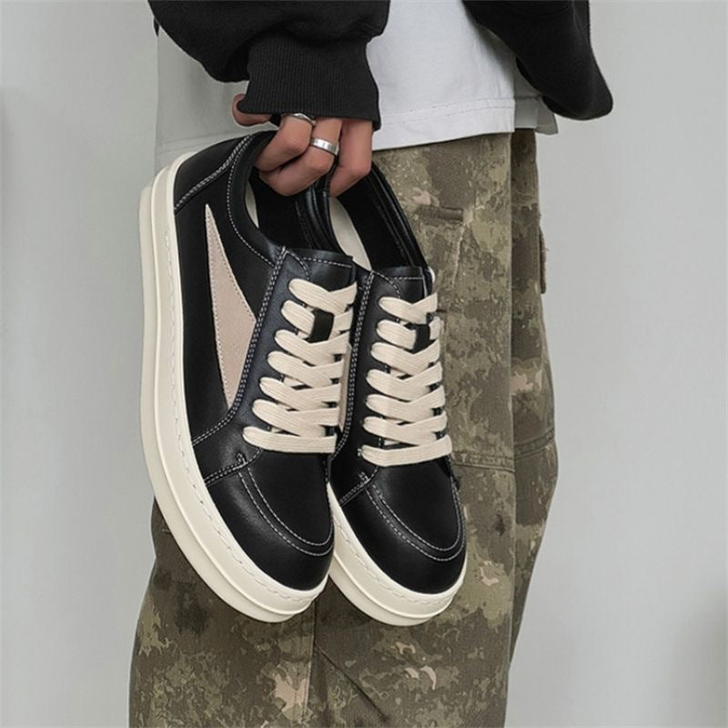 Damen Sneaker Weiches Leder Modern