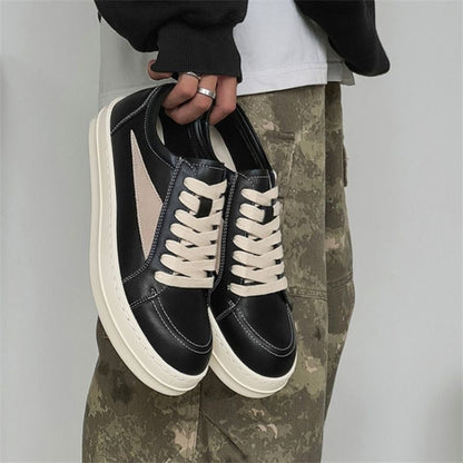 Damen Sneaker Weiches Leder Modern