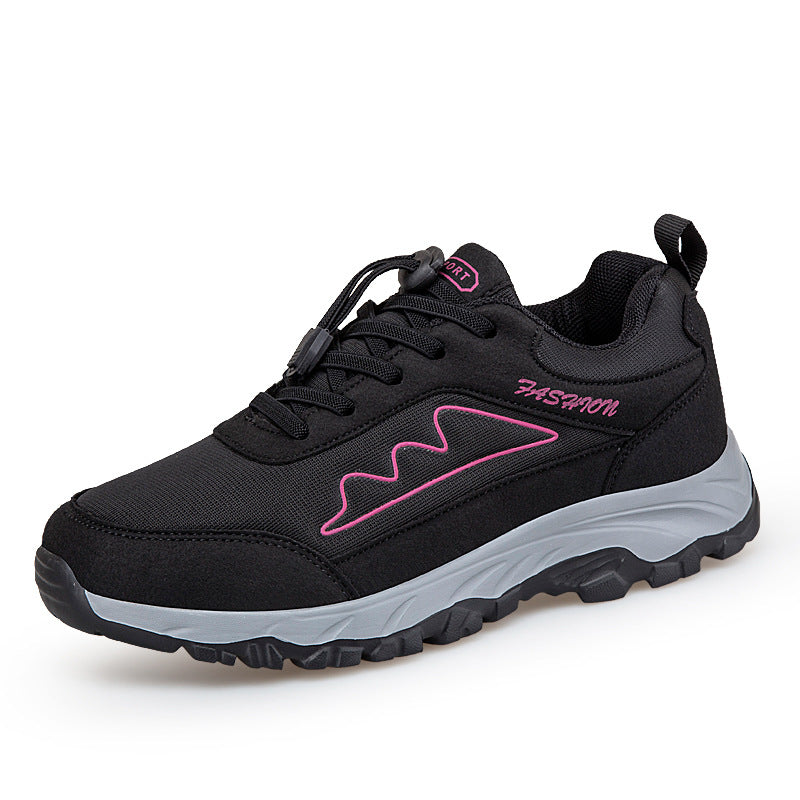 Damen Laufschuhe Rutschfest Elastisch Schnellverschluss