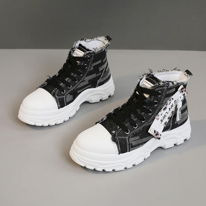 Damen Sneaker Modisch Mit Plakette
