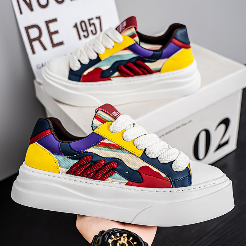 Damen Sneaker Bunt Komfortabel Weiches Innenfutter