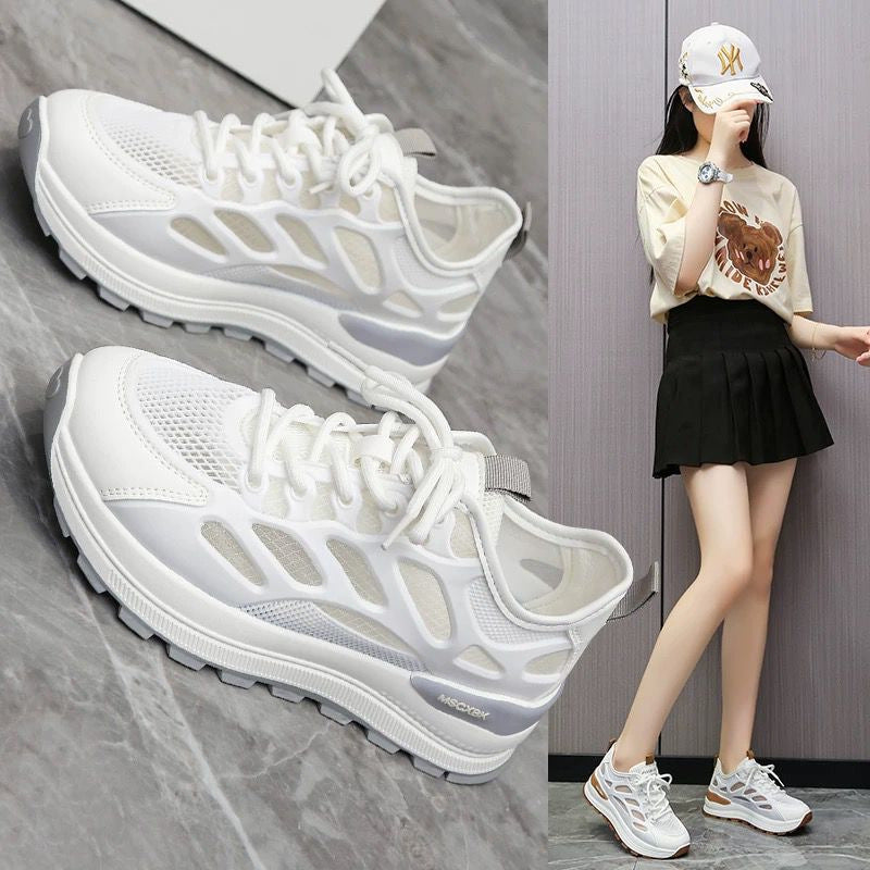 Damen Freizeitschuhe Atmungsaktives Mesh Rutschfeste Sohle - Norvielle