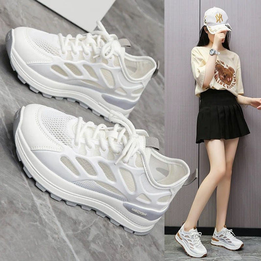 Damen Freizeitschuhe Atmungsaktives Mesh Rutschfeste Sohle - Norvielle