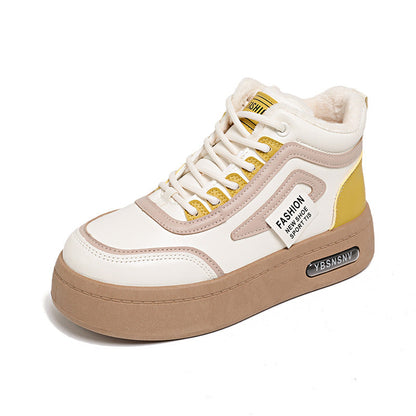 Damen High- Sneaker Warmgefüttert Robust