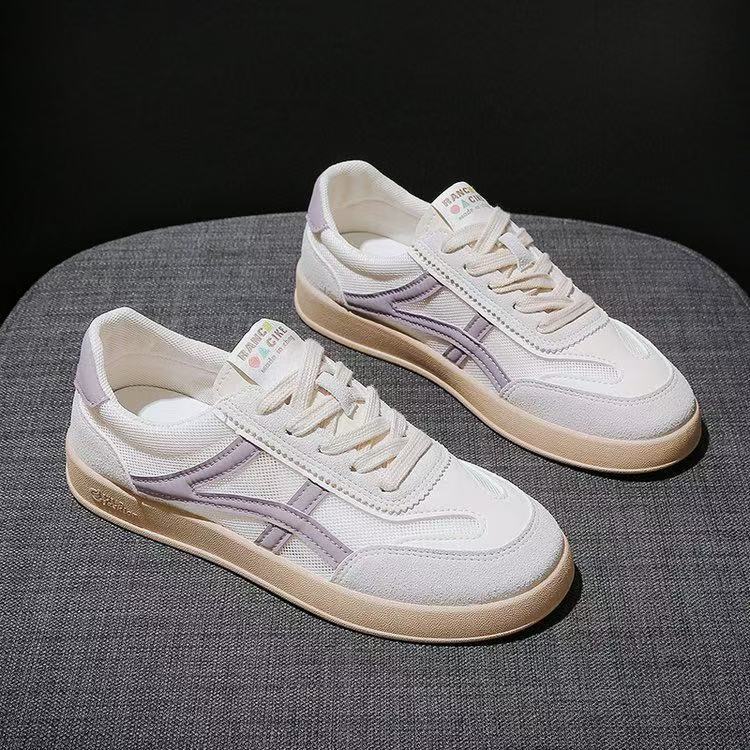 Damen Sneaker Retro Stil Atmungsaktives Mesh