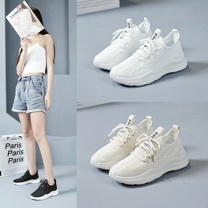 Damen Sneaker Atmungsaktives Netzdesign Rutschfest Schwarz - Norvielle