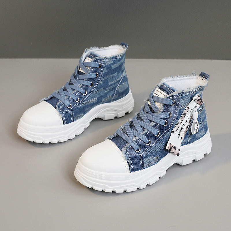 Damen Sneaker Modisch Mit Plakette