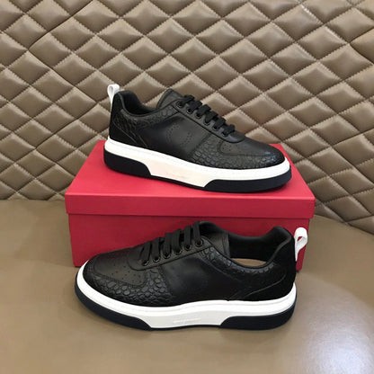 Damen Sneaker Schuppenmuster Komfortabel