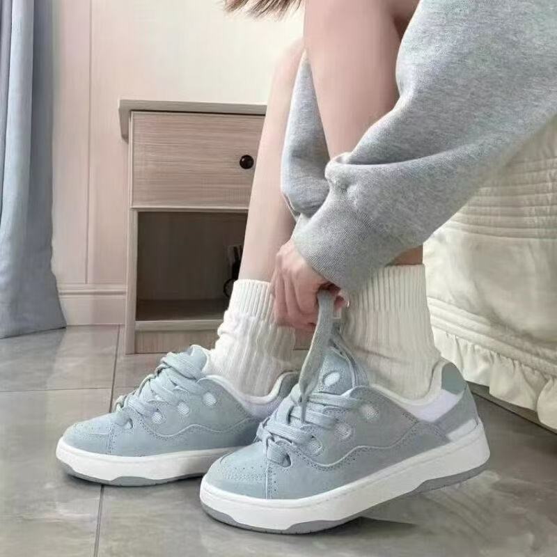 Damen Sneaker Atmungsaktives Mesh Schnürsystem Weichsohle - Norvielle