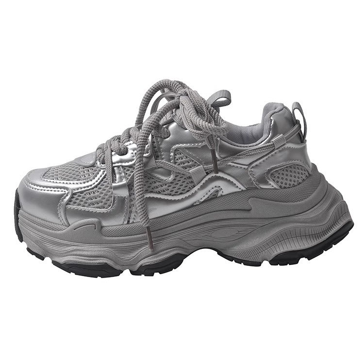 Damen Sneaker Chunky Atmungsaktives Material Weich