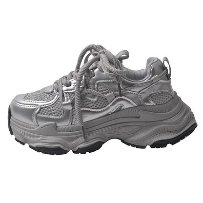 Damen Sneaker Chunky Atmungsaktives Material Weich