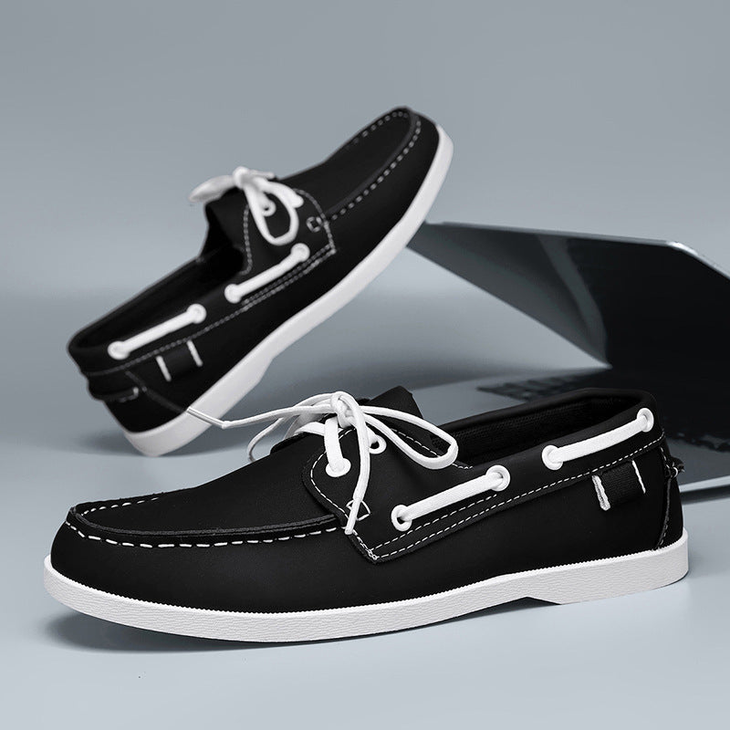 Herren Leder-Slipper Maritim