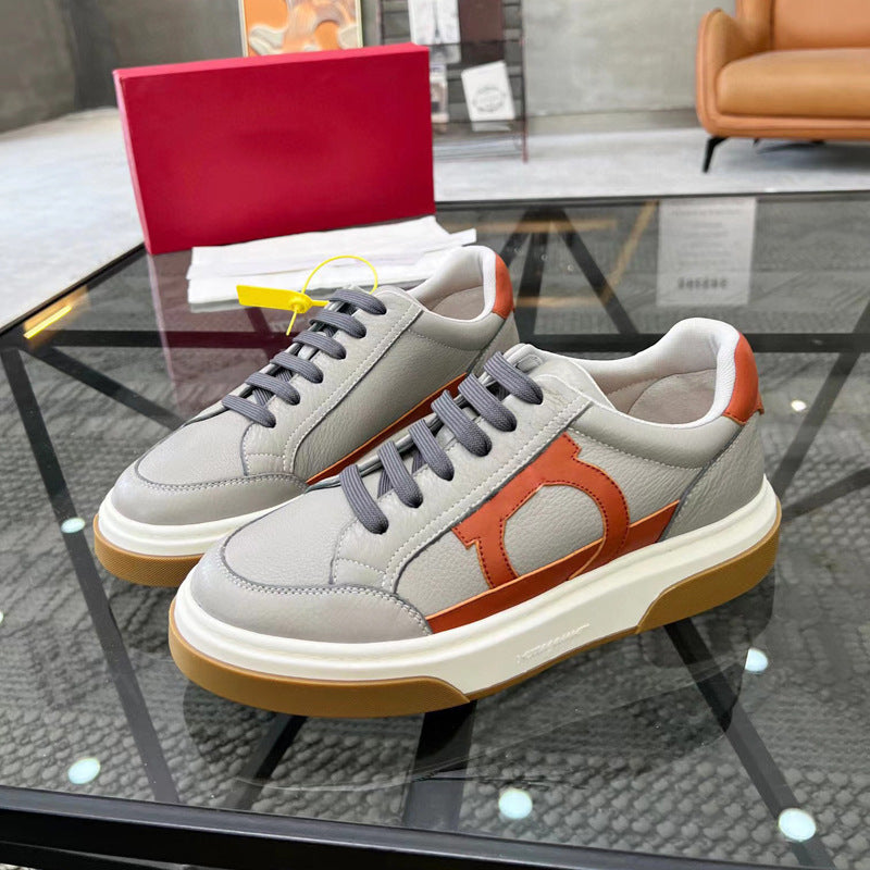 Damen Sneaker Leder Sportlich