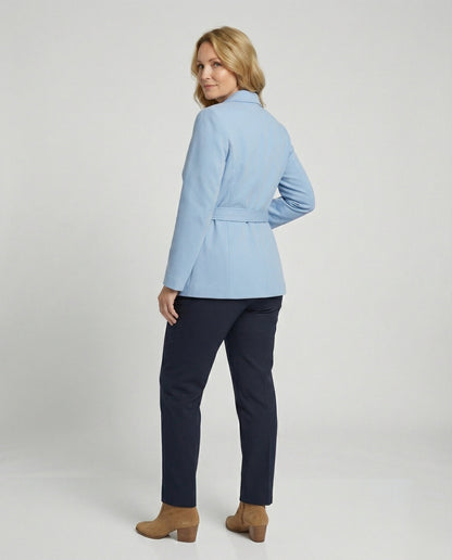 Damen Blazerjacke Slim Fit mit Gürtel