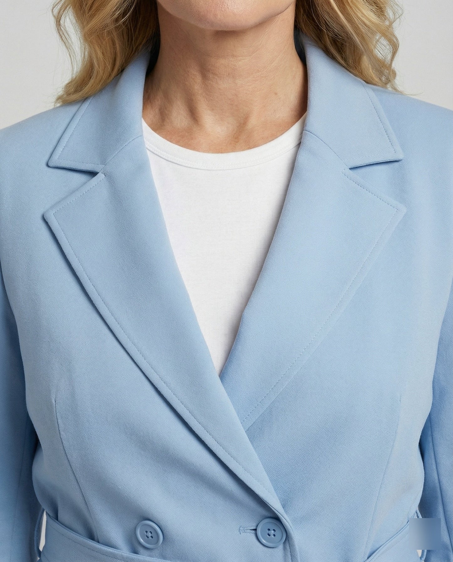 Damen Blazerjacke Slim Fit mit Gürtel