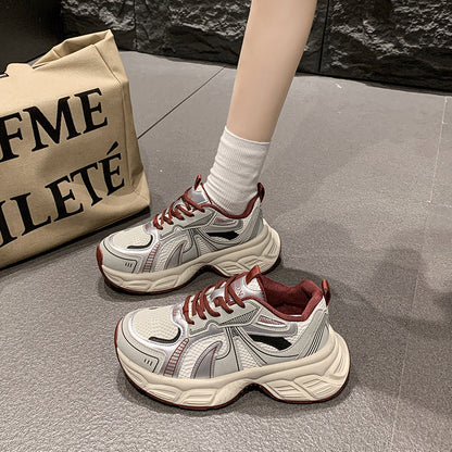 Damen Sneaker Atmungsaktiv Chunky Bequem