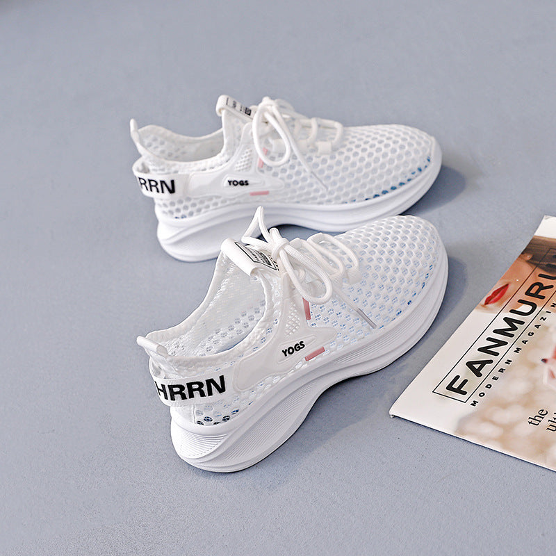 Damen Sneaker Atmungsaktives Netz Weich