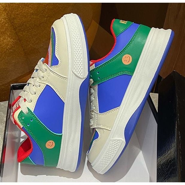 Damen Sneaker Bunt Komfortabel Gepolstert