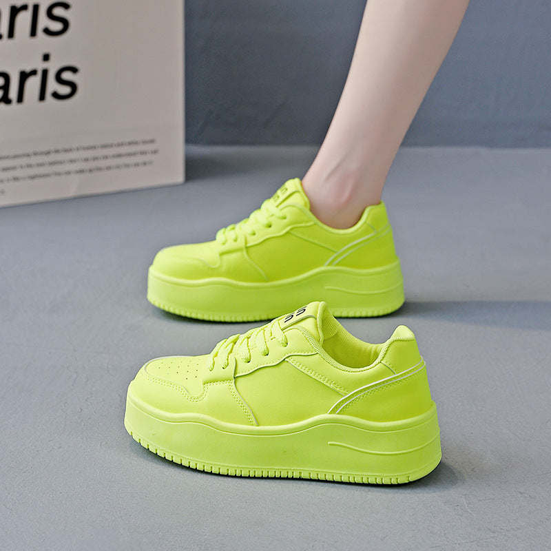 Damen Laufschuhe Dicksohlige Rutschfeste Sneaker Sportlich