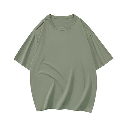 Damen Oversized T-Shirt Lässig Baumwolle