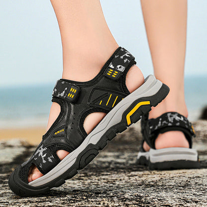 Damen Trekkingsandalen Verstellbar Rutschfest Sportlich