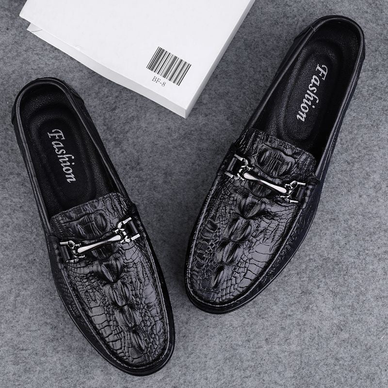 Herren Leder Mokassins Elegant